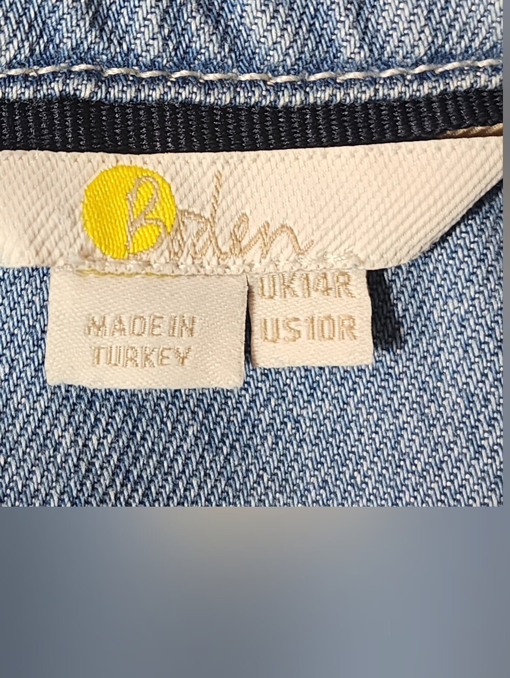 Boden Denim Shirt Button Front Midi Dress - Picture 7 of 10
